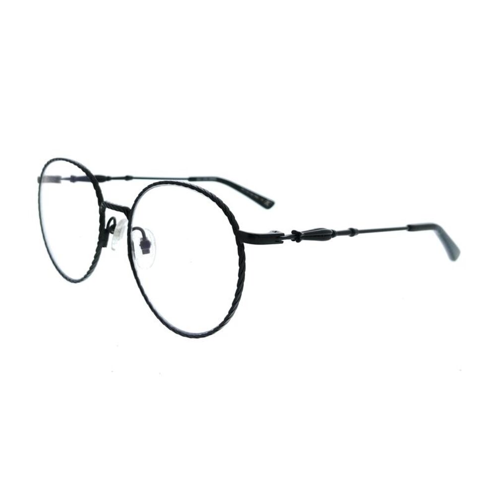 Diff VDFRVN 540BLA Matte Ack Rectangle Unisex Optical Frames